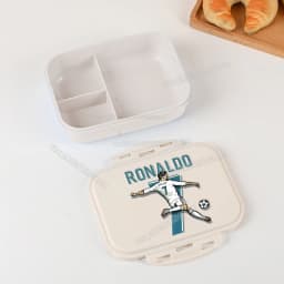 Football Player CR7 Student Lunch Box Cristiano Ronaldo Boy Girl Bento Case Home Office Outdoor Picnic Lunch Boxes Kids Gift