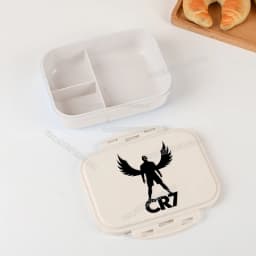 Football Player CR7 Student Lunch Box Cristiano Ronaldo Boy Girl Bento Case Home Office Outdoor Picnic Lunch Boxes Kids Gift
