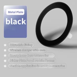 1/3/5pcs Phone Silicone Metal Plates for Magsafe Universal Ultra-thin Sticker Plate for Wireless Charging Iron Sheets for iPhone