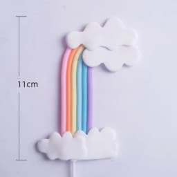Rainbow Unicorn Themed Star Cloud Cake Decor Birthday Party Supplies Baby Shower 1st Birthday Party Cake Decoratings Kids Gifts