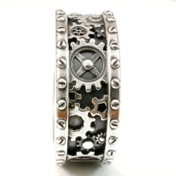 Vintage Mechanical Gear Rings for Women Stainless Steel Steam Cyberpunk Style Machine Shaped Punk Jewelry Creative Gift for Boys