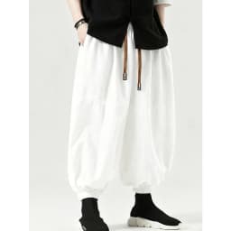 FGKKS Brand New Men Pants Fashion Korean Style Harem Loose Style Cotton Pants Male Outdoor Spring Man Solid Trousers