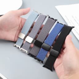 Magnetic Braided Band For Samsung Galaxy Watch 9 8 Strap 44mm 40mm Nylon Bracelet Correa Pulseira Galaxy Watch 8 Classic 46mm