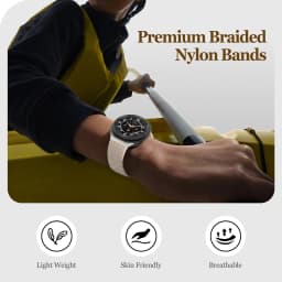 Magnetic Braided Band For Samsung Galaxy Watch 9 8 Strap 44mm 40mm Nylon Bracelet Correa Pulseira Galaxy Watch 8 Classic 46mm