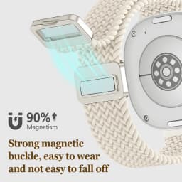 Magnetic Braided Band For Samsung Galaxy Watch 9 8 Strap 44mm 40mm Nylon Bracelet Correa Pulseira Galaxy Watch 8 Classic 46mm
