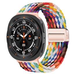 Magnetic Braided Band For Samsung Galaxy Watch 9 8 Strap 44mm 40mm Nylon Bracelet Correa Pulseira Galaxy Watch 8 Classic 46mm