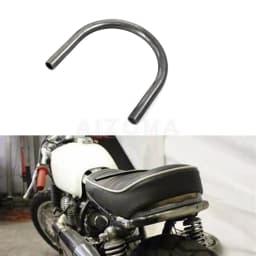 Steel Cafe Racer 7/8'' Tube Rear Seat Frame Hoop Brat Style Loop Universal For Harley Yamaha Honda Suzuki Kawasaki Ducati BMW