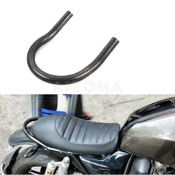 Steel Cafe Racer 7/8'' Tube Rear Seat Frame Hoop Brat Style Loop Universal For Harley Yamaha Honda Suzuki Kawasaki Ducati BMW