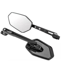 Carbon Fiber Aluminum Alloy Motorcycle Side Mirror 8/10mm Universal Side Mirror For Suzuki GSR 600 750 Yamaha XSR MT 07 09 FZ8