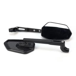 Carbon Fiber Aluminum Alloy Motorcycle Side Mirror 8/10mm Universal Side Mirror For Suzuki GSR 600 750 Yamaha XSR MT 07 09 FZ8