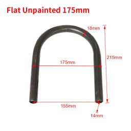 Motorbike 7/8" Flat Upswept Tube Seat Loop Rear Frame Hoop with LED Tail Light Cafe Racer for Honda CB CD Yamaha XS Suzuki GS