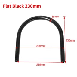 Motorbike 7/8" Flat Upswept Tube Seat Loop Rear Frame Hoop with LED Tail Light Cafe Racer for Honda CB CD Yamaha XS Suzuki GS