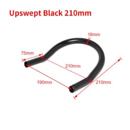 Motorbike 7/8" Flat Upswept Tube Seat Loop Rear Frame Hoop with LED Tail Light Cafe Racer for Honda CB CD Yamaha XS Suzuki GS