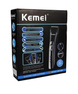 Kemei KM-1506 3 in 1 Electric Hair Clipper USB Charging Shaver Rechargeable Nose Hair Trimmer Professional Shaving Machine
