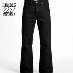 Mens Jeans Harajuku American Retro Black Flared Denim Pants Loose Straight Wide Leg Streetwear Summer Casual Vintage Unisex New