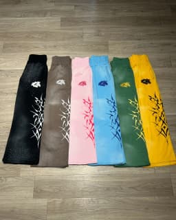 Y2k Gothic Hip Hop Casual Pants Jogger Harajuku Loose Elastic Waist Cotton Straight Trousers Men Women Gym Sweatpants Streetwear
