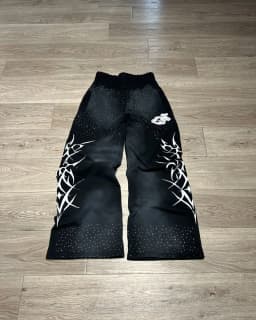 Y2k Gothic Hip Hop Casual Pants Jogger Harajuku Loose Elastic Waist Cotton Straight Trousers Men Women Gym Sweatpants Streetwear