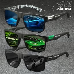 Okuma - Unisex UV400 Polarized Glasses, Suitable for Outdoor Sports Such as Driving, Fishing, Cycling, Hiking, etc