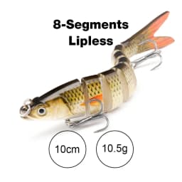 TREHOOK 10cm/12.5cm Pike Wobblers for Fishing Artificial Bait Hard Multi Jointed Swimbait Crankbait Lifelike Fishing Lure Tackle