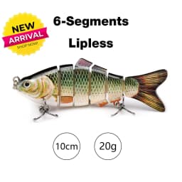 TREHOOK 10cm/12.5cm Pike Wobblers for Fishing Artificial Bait Hard Multi Jointed Swimbait Crankbait Lifelike Fishing Lure Tackle