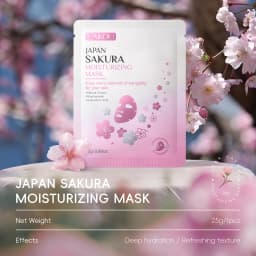 LAIKOU Japan Sakura Skin Care Set Hydrating Lip Mask Moisturizing And Soothing for Dry Skin