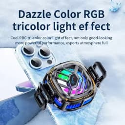 New X76A Magnetic Display Phones Cooler Back-Clip 2 in 1 Game Cooler Semiconductor Fast Phone Cooling Fan for IOS Android Phone