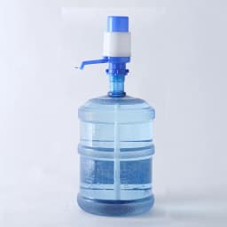 Water Bottles Pump Manual Hand Pressure Drinking Fountain Pressure Pump Water Press Pump with An Extra Short Tube Food Grade