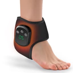 Electric 3-in-1 Ankle Calf Foot Vibration Heated Massager 6 Level Hot Compress Massage Wrist Ankle Brace Leg Hand Foot Relax