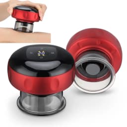 Smart Wireless Electric Vacuum Cupping Device Body Scraping Massager Timer Suction Cup Device Body Slimming Beauty Health