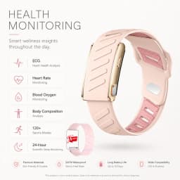 2026 New ECG Health Smart Bracelet HRV Blood Pressure Body Fat BMI Temperature Sleep Monitoring Fitness Tracker for Men Women