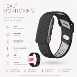 2026 New ECG Health Smart Bracelet HRV Blood Pressure Body Fat BMI Temperature Sleep Monitoring Fitness Tracker for Men Women
