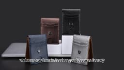 Slim Wallet for Men-Leather Money Clip Mens Wallets-RFID Blocking Front Pocket Bifold Credit Card Holder