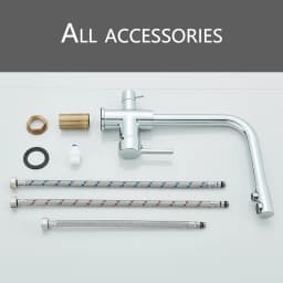 Chrome Kitchen Faucet Dual Swivel Spout Drinking Water Filter Brass Purifier Vessel Sink Mixer Tap Hot and Cold Water Torneira