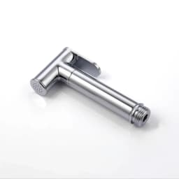 Wall Mounted Toilet Shower Bidet Spray Gun Faucet Set with Spring PVC SS Hose Chrome/Black/Grey Metal Brass for Bathroom