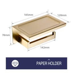 Brushed Gold Bathroom Accessories Set Toilet Brush Holder Toilet Paper Holder Towel Bar Rail Rack Hanger Hook Soap Dish Hardware