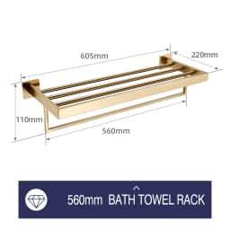 Brushed Gold Bathroom Accessories Set Toilet Brush Holder Toilet Paper Holder Towel Bar Rail Rack Hanger Hook Soap Dish Hardware