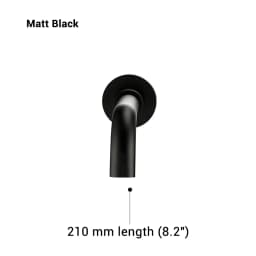 Bagnolux Black Brushed Polished Chrome Stainless Steel Rose Gold Brass Round Bathtub Spout Basin Bathroom Faucet