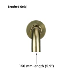 Bagnolux Black Brushed Polished Chrome Stainless Steel Rose Gold Brass Round Bathtub Spout Basin Bathroom Faucet
