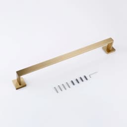 Matte Gold Towel Rack 304 stainless steel Towel Bar Double Towel Shelf Paper Holder Tissue Holder Toilet Brush Holder