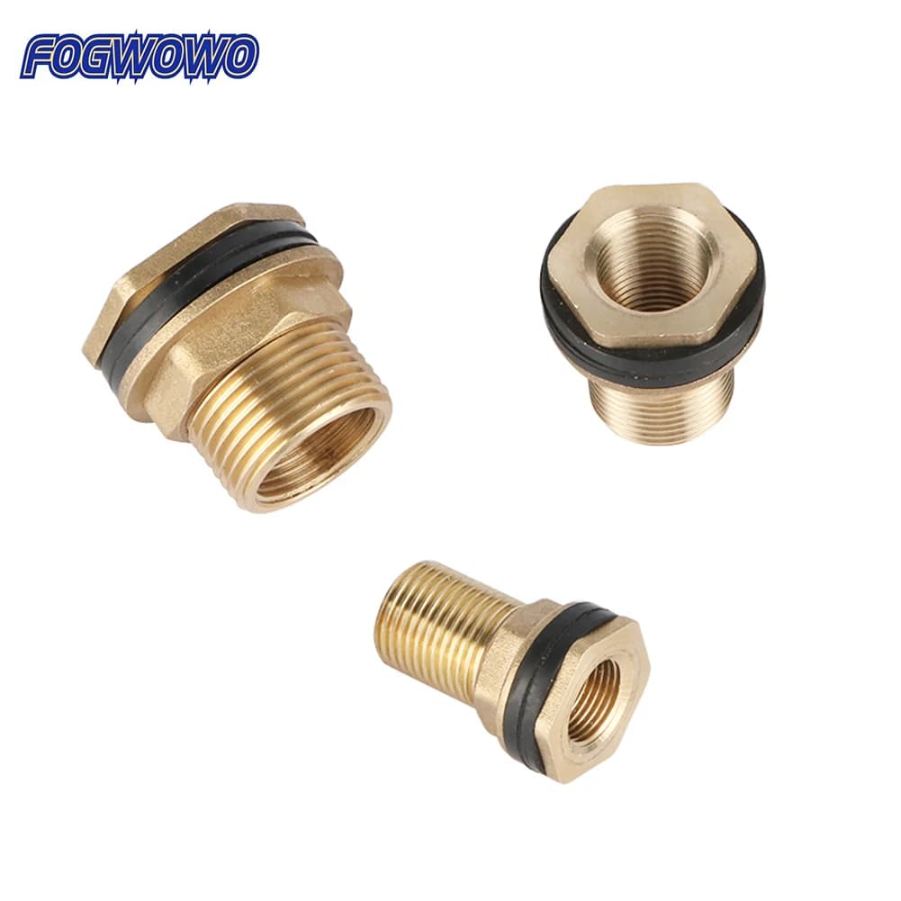 Garden Irrigation 3/8" 1/2" 3/4" 1" Internal & External Thread Adapter Brass Water Tank Water Tower Pipe Drain Adapters 1 pc