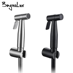 Manufacturers wholesale marketing Brass Toilet Hand Held Bidet Sprayer Kit with 47inch Hose and ABS Bracket Holder Wall  Chrome