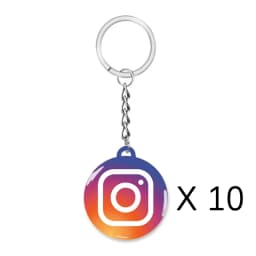 Universal NFC Epoxy Google Review Keychain Facebook Instagam for iPhone/Android Tap URL Writing Social Business Review Cards