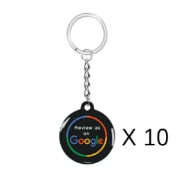 Universal NFC Epoxy Google Review Keychain Facebook Instagam for iPhone/Android Tap URL Writing Social Business Review Cards