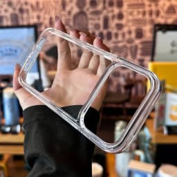 Luxury Clear Hard Acrylic Phone Case For iPhone 17 Air 16 15 14 13 12 11 18 Pro Max XS XR X Plus Soft Shockproof Bumper Cover