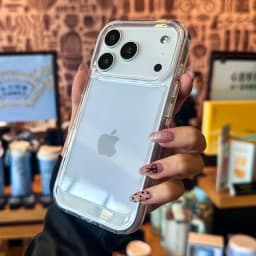 Luxury Clear Hard Acrylic Phone Case For iPhone 17 Air 16 15 14 13 12 11 18 Pro Max XS XR X Plus Soft Shockproof Bumper Cover