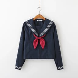 Navy blue JK uniform Autumn Summer Short/long Sleeve Japanese School Uniforms For Girls Sailor Pleated Skirt JK Sets Uniform