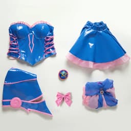 Anime Dark Magician Girl Mana Cosplay Costumes Women Sexy Leather Skirt Top Hat Cloak Suit Halloween Carnival Performese Clothes