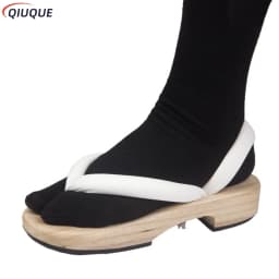 1 Pair Anime Cosplay Shoes Tanjirou Nezuko Zenitsu Giyuu Shinobu Kyoujurou Muichirou Mitsuri Sandals Geta Clogs Flip Flops