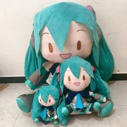 Hatsune Miku Fufu Doll Super Large 50cm Plush Doll High-Quality Spot Pillow Decorations Gift Magic Future Doll Pillow