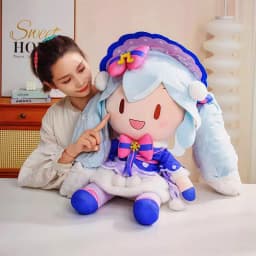 Hatsune Miku Fufu Doll Super Large 50cm Plush Doll High-Quality Spot Pillow Decorations Gift Magic Future Doll Pillow